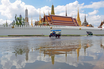 Flood at Grand Palace in Bangkok