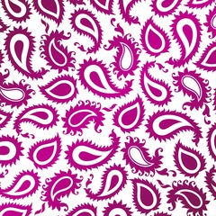 Indian paisley design swatch, background
