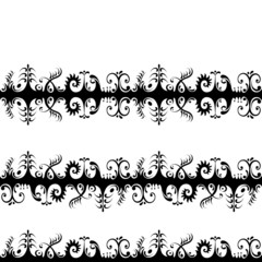 Seamless ribbons set