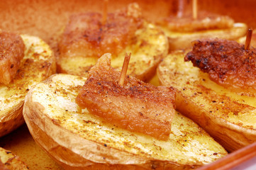 potato with fat