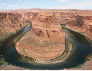 Vue panoramique du canyon du colorado