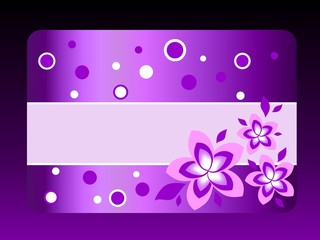 violet gift card