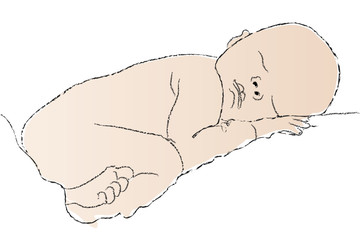 Schlafender Säugling