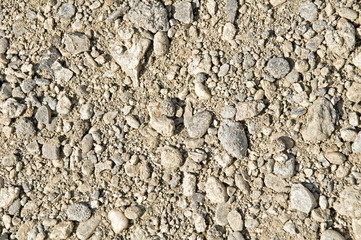 Dirt gravel plane