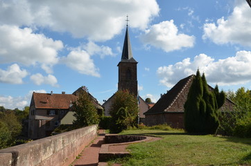 Fototapeta na wymiar Chateau de La Petite Pierre, Alsace, France