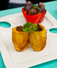 Stuffed potatoes