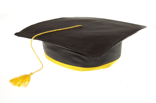 black student graduation hat
