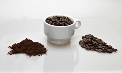 café en diferentes formas de presentación