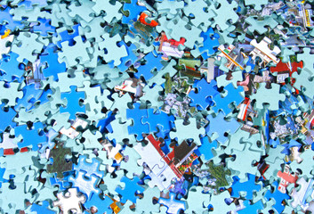 Pieces of puzzle