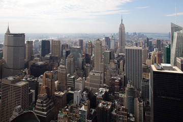 New York city depuis le Top of the Rock
