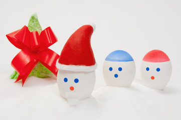 玉子で作ったクリスマス