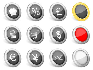 3d icons finances
