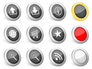 3d icons internet symbol