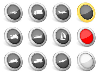 3d icons transport