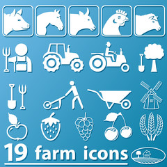 Bauernhof - Icons © vectorscheffe