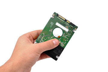 hard disk in hand