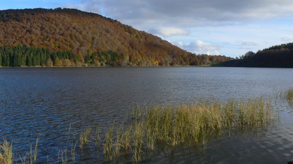 lac auvergnat en automne