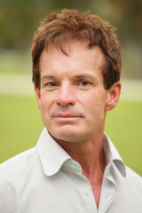 Fototapeta premium Headshot of a handsome man