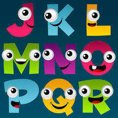 Cartoon Alphabet Set 2