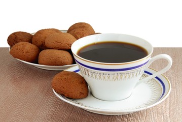 coffee and brown cacao cakes