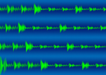 Sound wave background