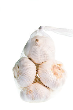 A bag of garlic