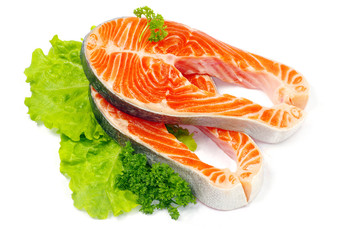 raw salmon