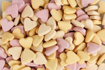 Animal nutritional supplements closeup