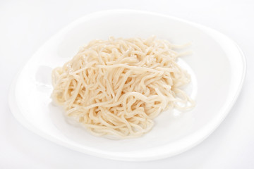 plate of noodles