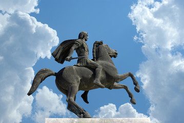 Statue of Alexander the Great at Thessaloniki city in Greece - 36495064