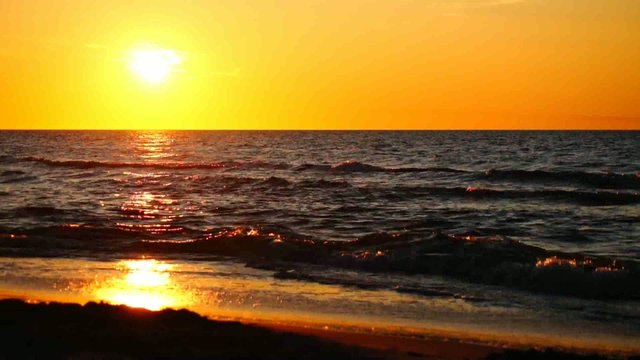 Sonnenuntergang am Strand