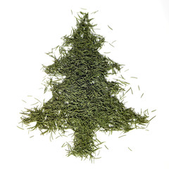 fir needle christmas tree