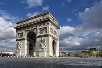 Wandcirkels aluminium Arc de Triomphe, Paris © Brian Jackson