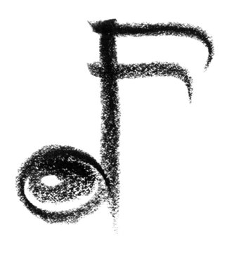 recommend clip art: musical note sketch