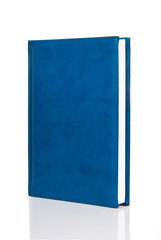 Blank blue hardback book - 36497476