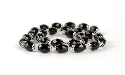 Necklace of black stones