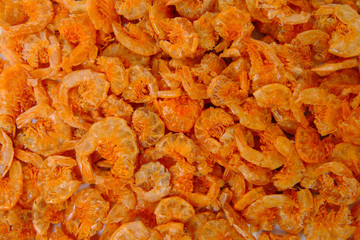 Dried shrimp food texture