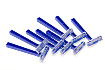 disposable blue razors