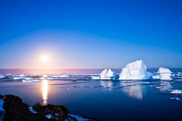 Fotobehang Zomernacht op Antarctica © Goinyk