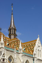 Matthias church vertical view