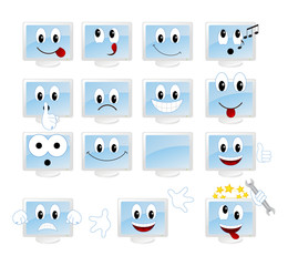 Set emoticons