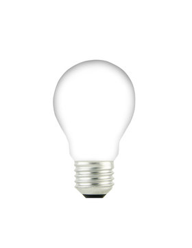 Light bulb isolated on a white background.