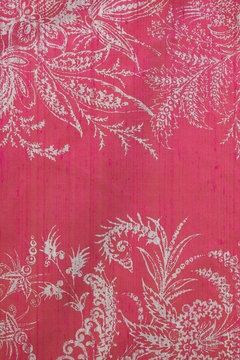 natural linen cloth with patterns and ornaments