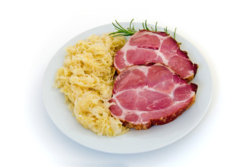 Kasseler mit Sauerkraut