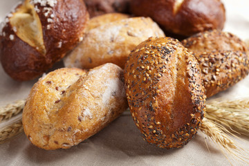various healthy bread