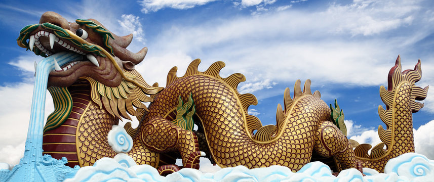 The big golden dragon