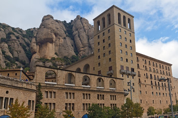 Fototapeta na wymiar Monastery in Montserrat, Spain