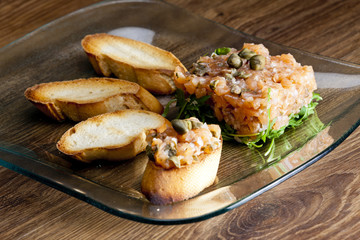 salmon tartar
