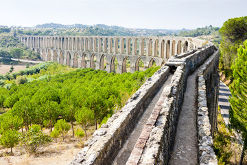 Pegoes Aqueduct, Estremadura, Portugal