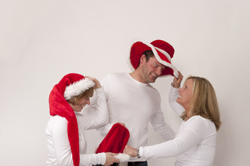 Obraz premium Freunde zu Weihnachten